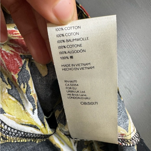 Free People Jodie Floral Tunic Dress Black print - Picture 7 of 10